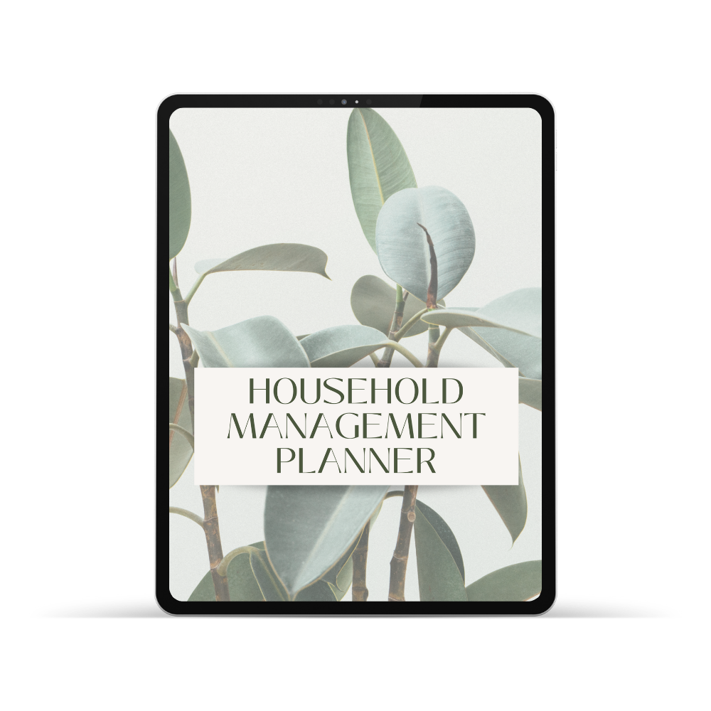 Household Management Digital Planner