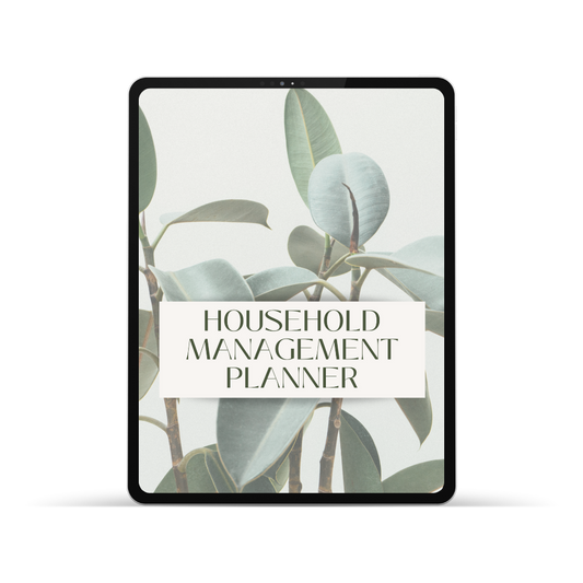 Household Management Digital Planner